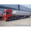 Remolque del tanque de combustible del acero inoxidable del eje 15000 Gallon para la venta